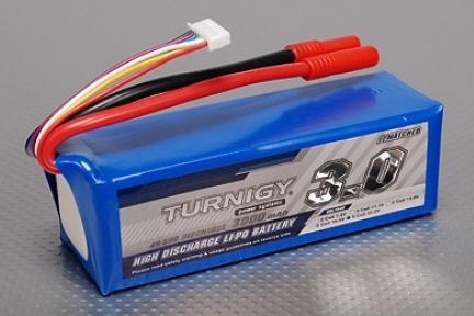 Акумулятор Turnigy 3000mAh 6S 40C, Світлина 1