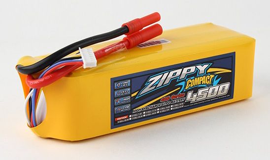 Акумулятор ZIPPY Compact 4500mAh 6S 40C, Світлина 1
