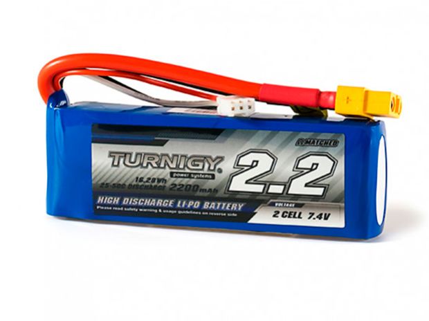 Акумулятор Turnigy 2200mAh 2S 25C, Світлина 1