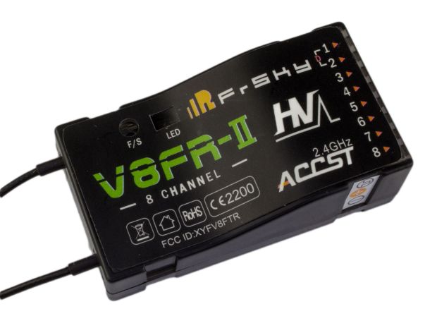 Приймач FrSky V8FR-II 8Ch (HV), Світлина 1