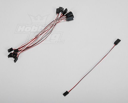 Надлегкий подовжувач для сервомеханізмів Futabа 32AWG 20см , Світлина 1