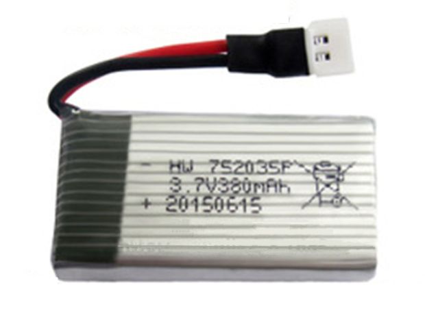 Акумулятор для Hubsan X4 380mAh 1S 20C, Світлина 1