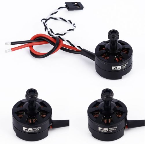 Комплект безколекторних двигунів з регуляторами Black Widow 2204-2100kv (4шт), Світлина 1