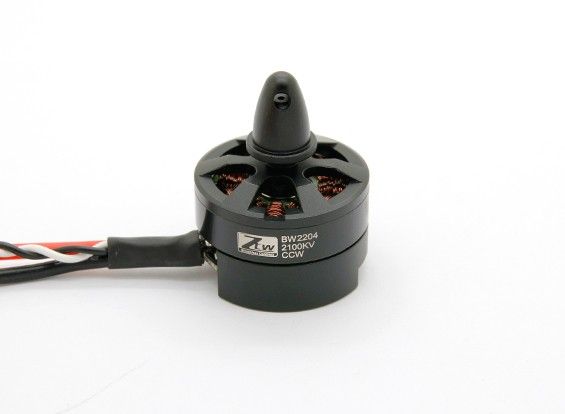 Комплект безколекторних двигунів з регуляторами Black Widow 2204-2100kv (4шт), Світлина 3
