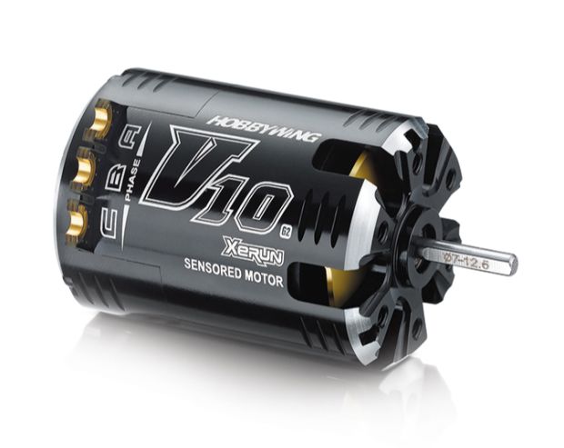 Сенсорний БК двигун HobbyWing XERUN V10 G2 5.5T 1/10, Світлина 1