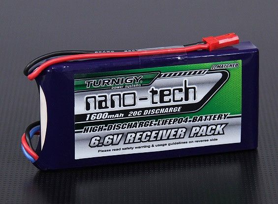 Акумулятор Turnigy nano-tech 1600mAh LiFePo4 2S 20C, Світлина 1