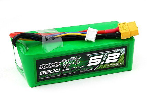Акумулятор Turnigy Multistar 5200mAh 3S 10C, Фото 1