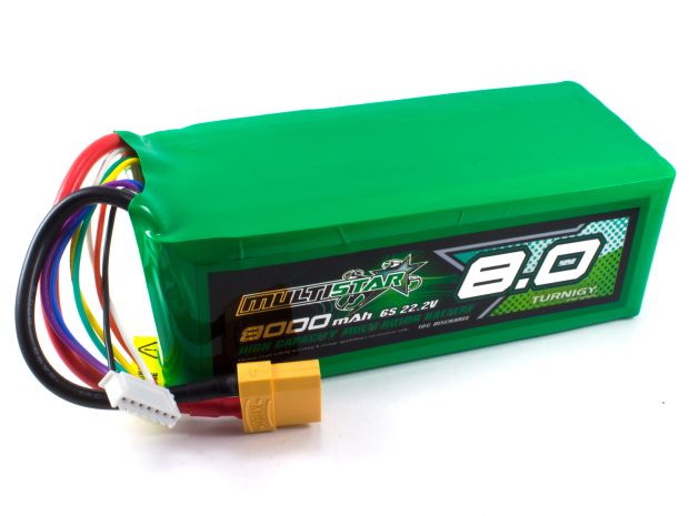 Акумулятор Turnigy Multistar 8000mAh 6S 10C, Світлина 1