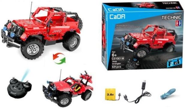 Радіокерований конструктор CaDa Technic (Jeep Wrangler), Світлина 4
