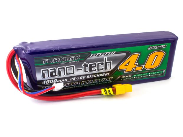 Акумулятор Turnigy nano-tech 4000mAh 4S 25C, Світлина 1