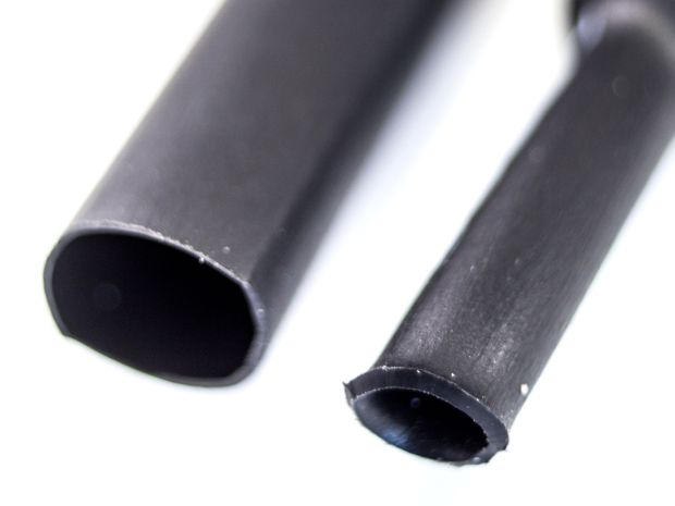 Термозбіжна трубка 4мм (Чорна), Світлина 1