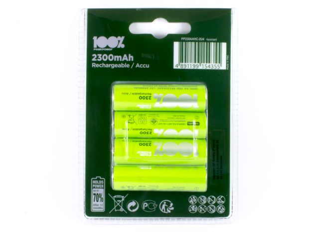 Акумулятор Peakpower AA 2300mAh NiMH, Фото 4