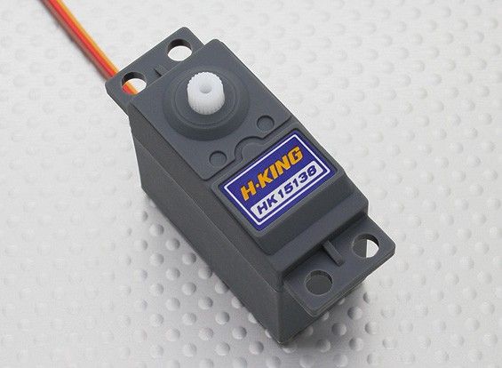 Сервомеханізм аналоговий H-King 15138 38g/4.3kg/0.17sec (4.8В), Світлина 1