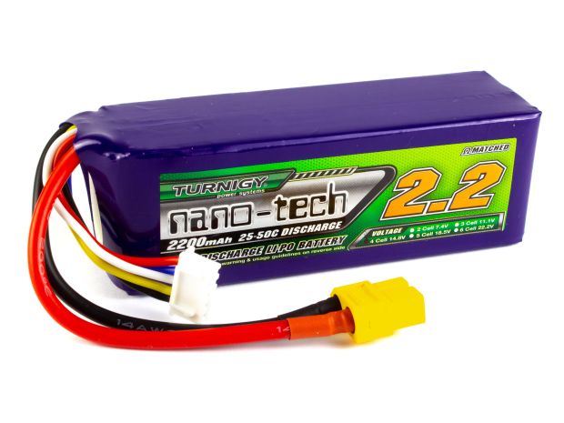 Акумулятор Turnigy nano-tech 2200mAh 4S 25C, Світлина 1