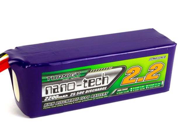 Акумулятор Turnigy nano-tech 2200mAh 4S 25C, Світлина 2