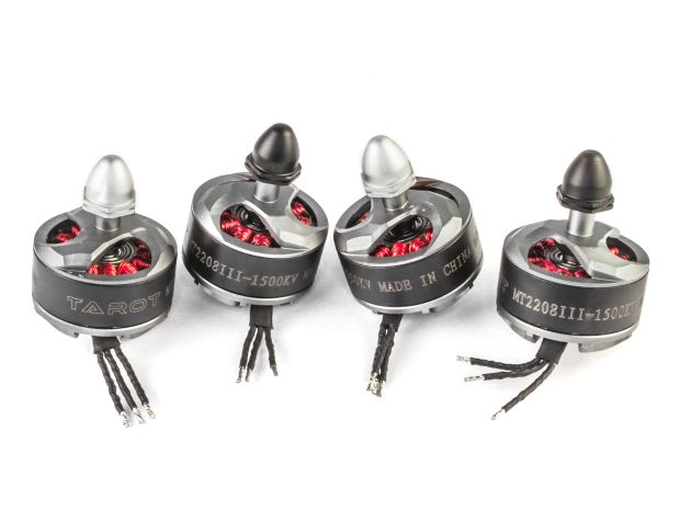 Комплект безколекторних двигунів Tarot MT2208III 1500KV з пропелерами, Світлина 1