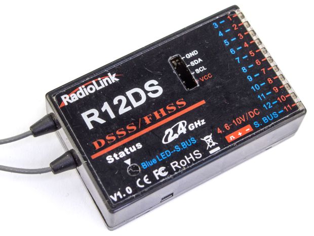 Приймач Radiolink R12DS 12Ch з телеметрією, Світлина 1