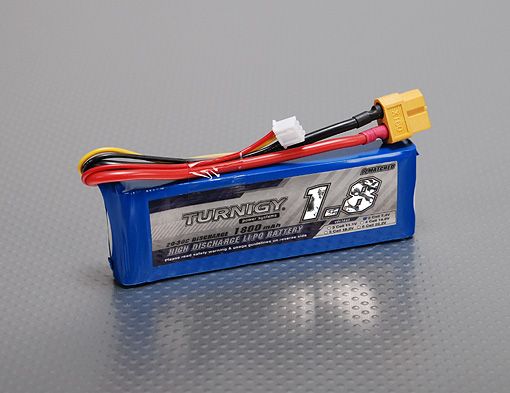 Акумулятор Turnigy 1800mAh 2S 20C, Світлина 1