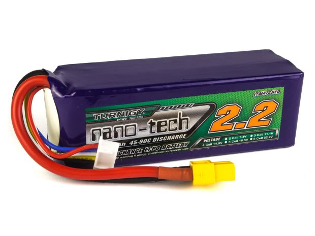 Акумулятор Turnigy nano-tech 2200mAh 4S 45C, Світлина 1