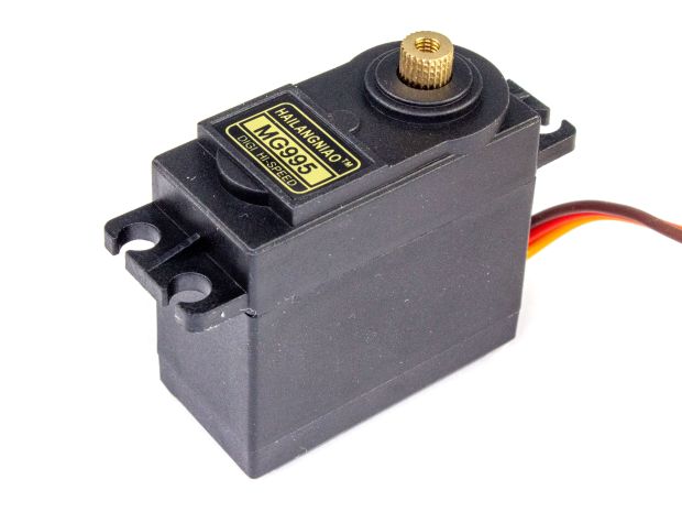 Сервомеханізм аналоговий MG995R (360°) 55g/9.4kg/0.20sec (4.8В), Світлина 1