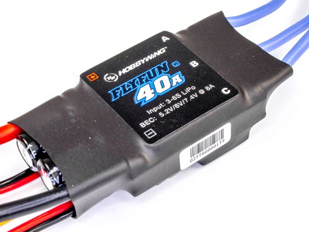 Регулятор безколекторний Hobbywing FlyFun 40A V5, Світлина 1