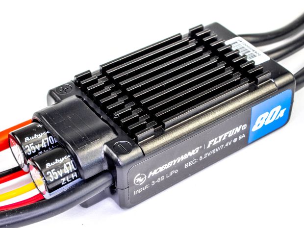 Регулятор безколекторний Hobbywing FlyFun 80A V5, Фото 2