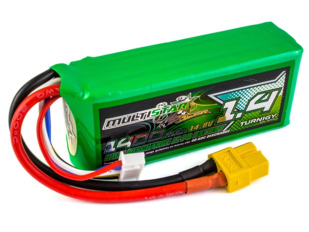 Акумулятор Turnigy MultiStar Racer Series 1400mAh 4S 40С, Фото 1