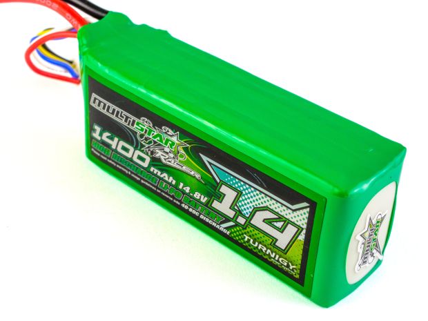 Акумулятор Turnigy MultiStar Racer Series 1400mAh 4S 40С, Фото 2