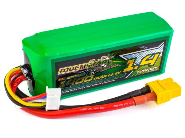 Акумулятор Turnigy MultiStar Racer Series 1400mAh 4S 65C, Світлина 1