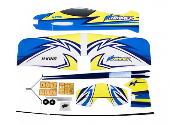 Модель для 3D-пілотажу H-King Hummer Xtreme Aerobatic Profile Plane, Світлина 7