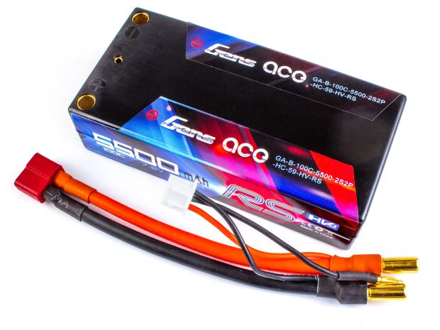 Акумулятор Gens Ace 5500mAh 2S 100C SHORTY (LiHV), Світлина 2