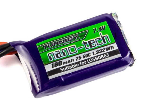 Акумулятор Turnigy nano-tech 180mAh 2S 25C, Фото 1