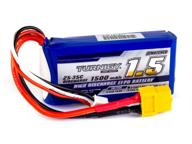 Акумулятор Turnigy 1500mAh 2S 25C, Світлина 1