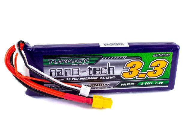 Акумулятор Turnigy nano-tech 3300mAh 2S 25C, Світлина 1