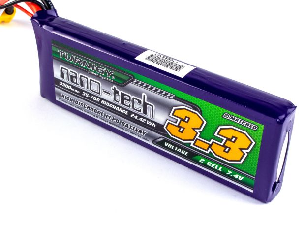 Акумулятор Turnigy nano-tech 3300mAh 2S 25C, Світлина 2