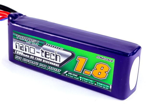 Акумулятор Turnigy nano-tech 1800mAh 3S 65C, Світлина 2