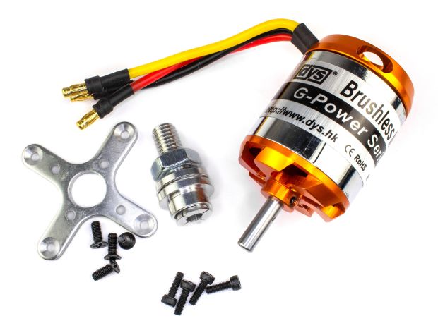 Двигун безколекторний DYS D3548/4 1100kv, Світлина 5