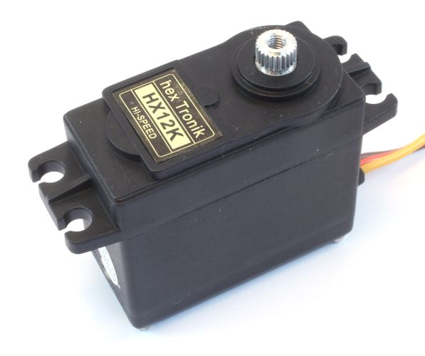 Сервомеханізм цифровий hexТronik HXT12 (MG) 55g/13kg/0.17sec (4.8В), Світлина 1