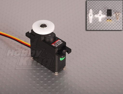 Сервомеханізм аналоговий Hitec HS-82MG 22g/3.0kg/0.16sec (4.8V), Світлина 1