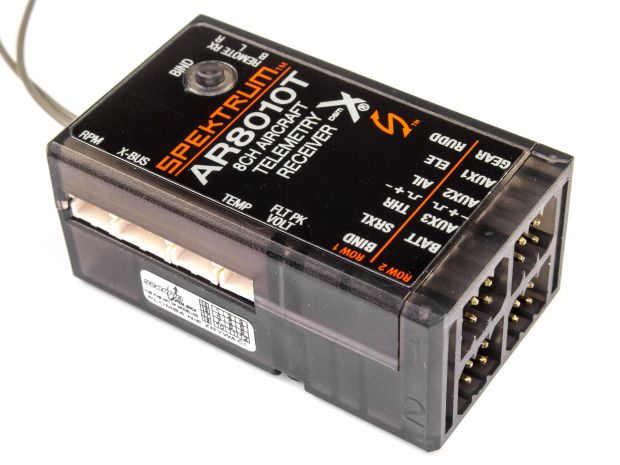 Приймач Spektrum AR8010T 8Ch (з телеметрією), Світлина 3