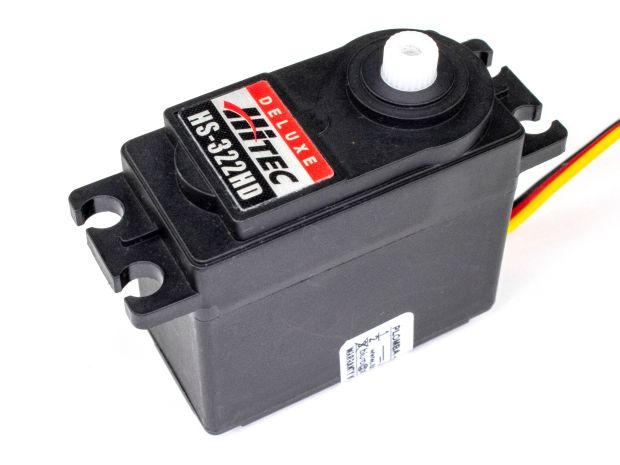 Сервомеханізм аналоговий Hitec HS-322HD 43g/3.0kg/0.19sec (4.8В), Світлина 1