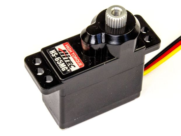 Сервомеханізм аналоговий Hitec HS-65MG 11.9g/1.80kg/0.14sec (4.8В), Світлина 1