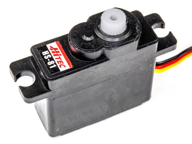 Сервомеханізм аналоговий Hitec HS-81 16.4g/2.59kg/0.11sec (4.8В), Світлина 1