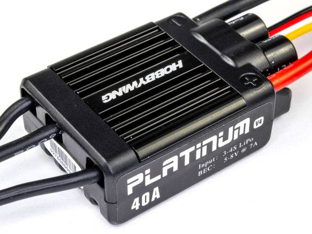 Регулятор безколекторний Hobbywing Platinum 40A V4, Світлина 1