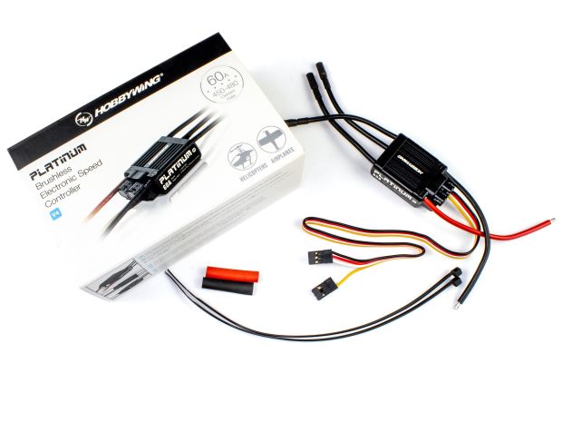 Регулятор безколекторний Hobbywing Platinum 60A V4, Фото 4