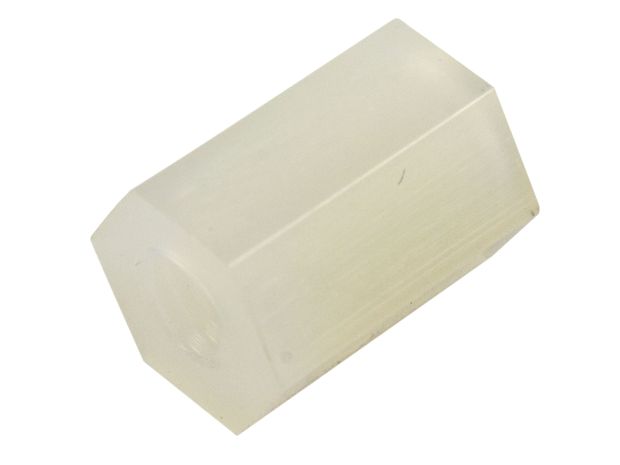 Стійка нейлонова з двосторонньою внутрішньою різьбою M3х8мм, Фото 1