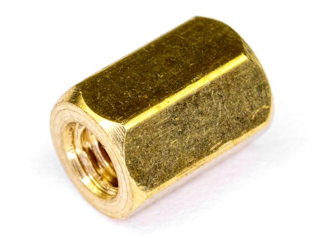 Стійка латунна з двосторонньою внутрішньою різьбою M3х7мм, Фото 1