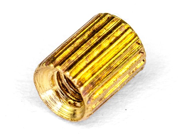 Стійка латунна з двосторонньою внутрішньою різьбою M2х4мм, Фото 1