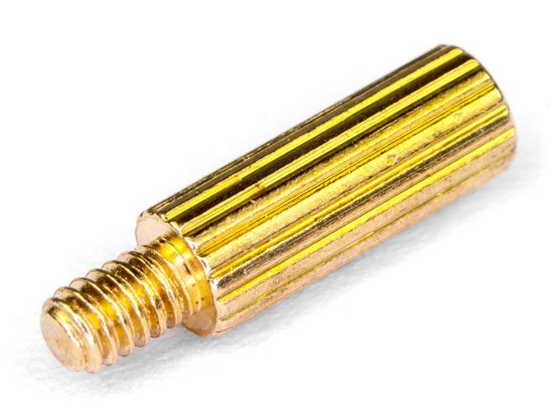 Стійка латунна гвинт-гайка M2х8мм, Світлина 1