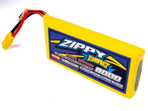 Акумулятор ZIPPY Compact 8000mAh 3S 30C, Світлина 2